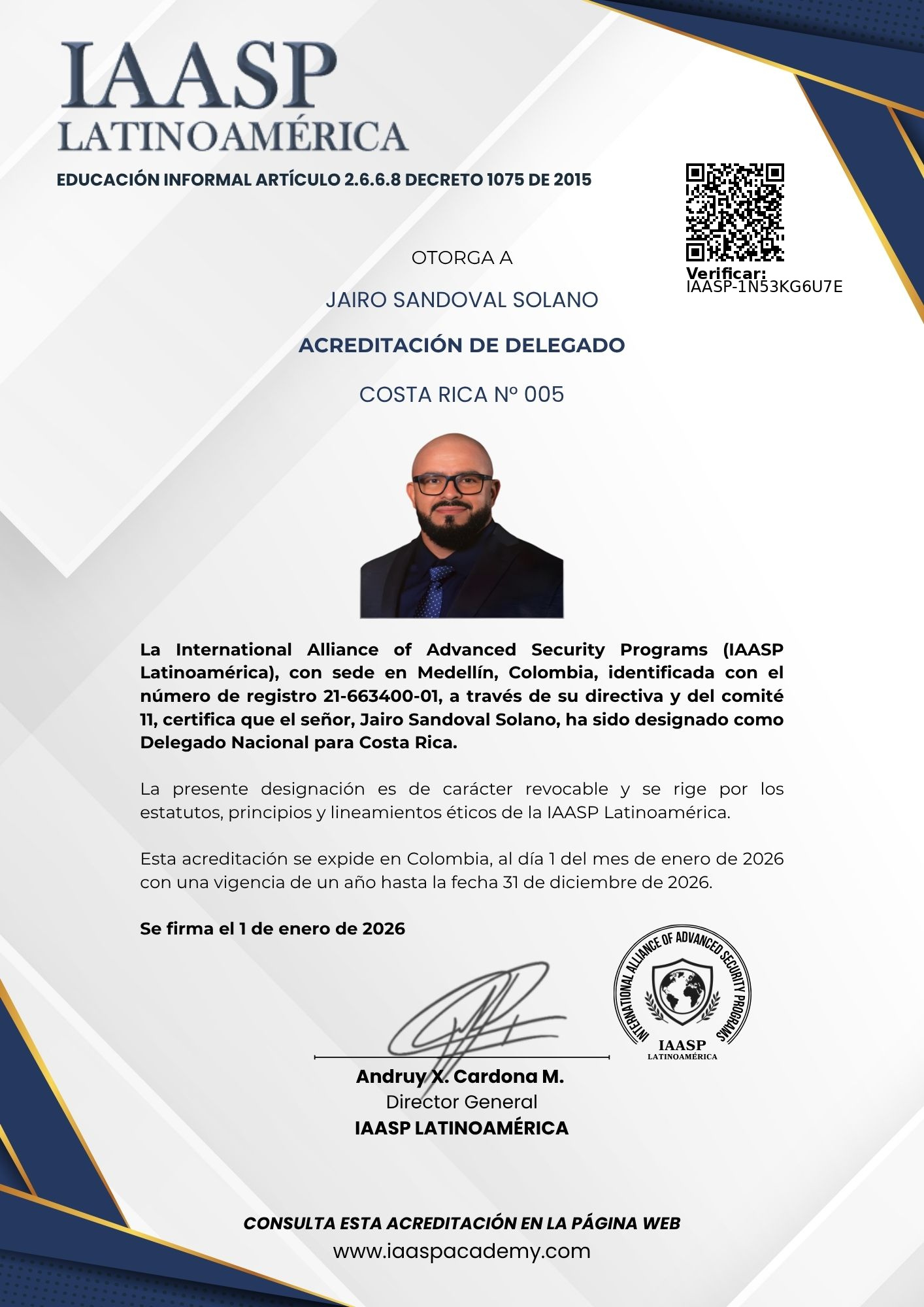 Jairo Sandoval Solano
